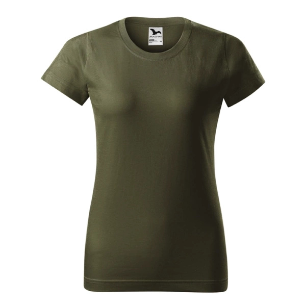 T-shirt Damski Basic 134 Malfini Militarny