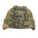 Cover For Kevlar Type Helmet Bundeswehr Reversible Two-Seded Flecktarn/Wustentarn Original Used
