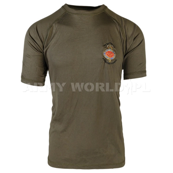 T-shirt Termoaktywny Coolmax 1st Battalion Grenadier Guards Olive Oryginał Demobil DB