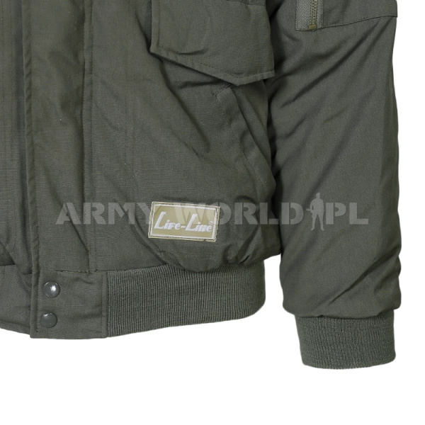 Kurtka Bomberka Ocieplana Life Line Olive Nowa