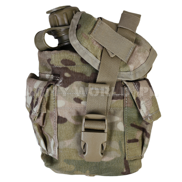 Manierka US Army 1L + Pokrowiec Molle Multicam Oryginał Demobil BDB