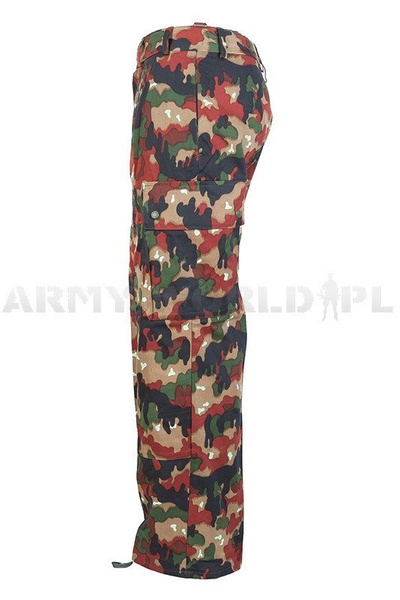 Military Swiss Uniform Jacket and Trousers Original Demobil - Set Of 10 