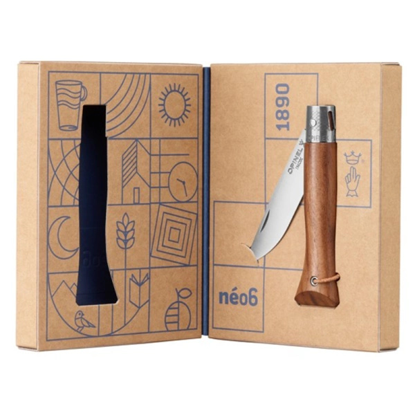 Nóż Składany OPINEL NEO N°6 Inox Black Walnut (003108)