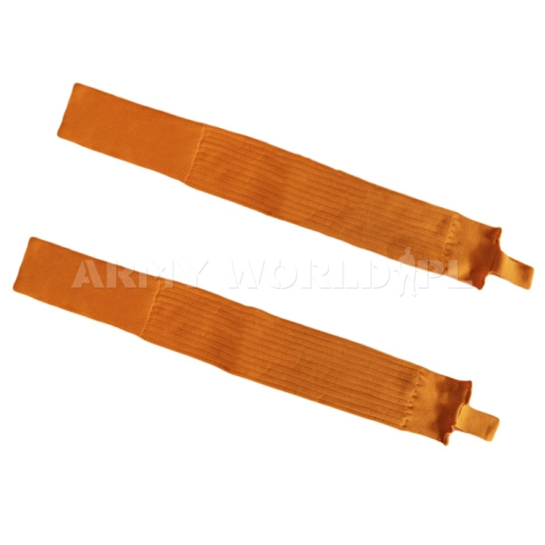 Getry / Skarpety Piłkarskie Bundeswehr Pomarańczowe Oryginał Nowe 