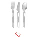 Sztućce Turystyczne Sierra Steel Cutlery Set Robens (690355)