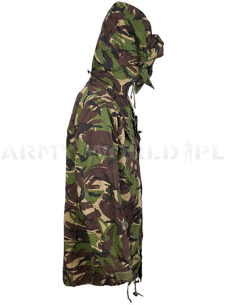 Kurtka Parka Wojskowa Brytyjska SMOCK Windproof ECW DPM Woodland Oryginał Demobil BDB