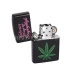 Zapalniczka Benzynowa Szturmowa Marijuana Leaf Czarna