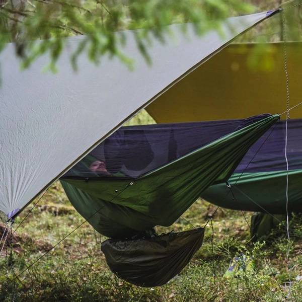 Hamak DRAKA Lesovik 25 + System Zawieszenia SNEKA Olive Green / Treetop