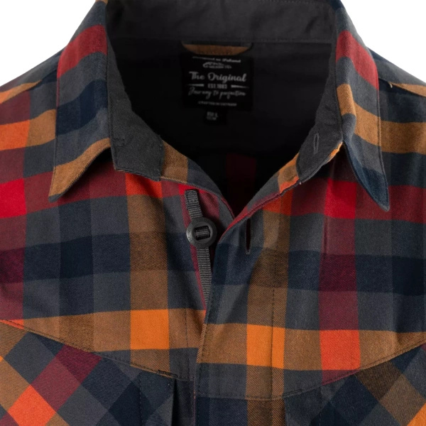 Tactical Shirt MBDU Flannel® Long Sleeve Helikon-Tex Dark Autumn Checkered (KO-MBD-NS-2O)