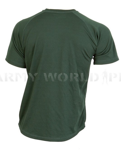 T-shirt Termoaktywny Coolmax Z Naklejką VI 6 Regiment RLC Zielony Oryginał Demobil DB