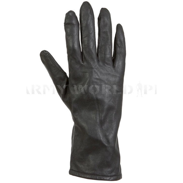 Rękawice Skórzane Z Zatrzaskiem Mil-Tec Czarne (12506002)