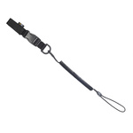 Smycz Kombinowana Retraktor Lite Z D-Ringiem I Fastex M-Tac Czarna (51436402)