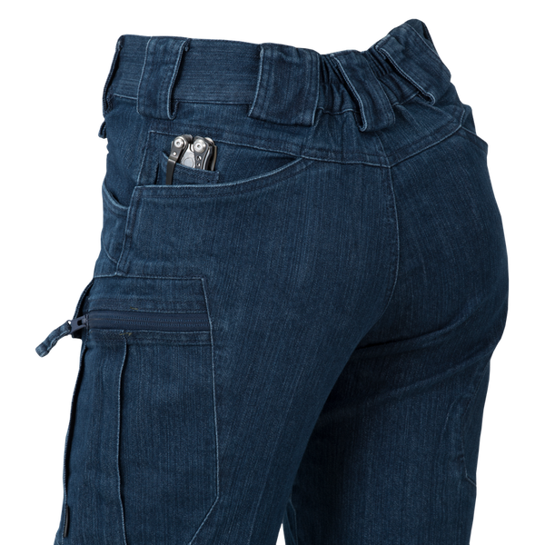 Women's Trousers Resized® Helikon-Tex UTP Urban Tactical Pant Denim Blue Marine Blue (SW-UTR-DS-97)