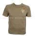 T-shirt Termoaktywny Coolmax Z Naszywką The Mercian Regiment Olive Demobil DB