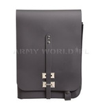 Polish Army Officer's Bag Leather Black 984/MON Black Original Used Very Good