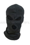 3-hole balaclava Miltec Profesional Cotton Black Mil-Tec New