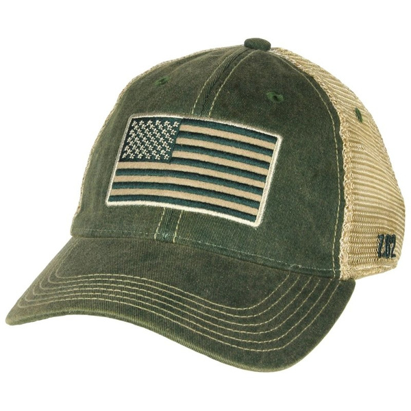 Czapka Tactical US Flag Vintage 7.62 Design Olive (HAT-T1094GRN)