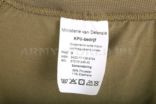 T-shirt Termoaktywny KPU Holenderski Oliv Oryginał Demobil DB