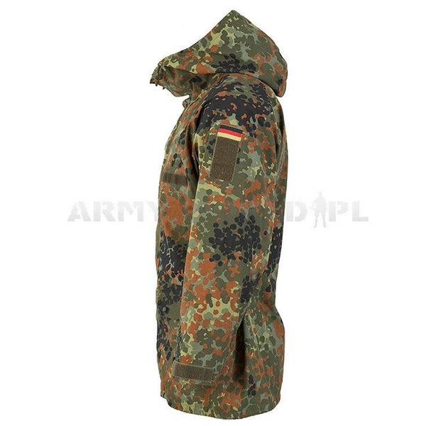 Military Rainproof Jacket Gore-Tex Flecktarn Used II Quality