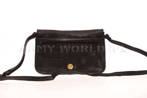 British Army Leather Women's Bag M3 Black Genuine Military Surplus New