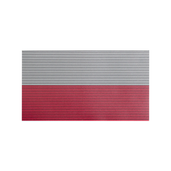 Emblemat Flaga Polski Zgaszona NO IR Direct Action Biało / Czerwona (PA-PLNI-PES-TCL)