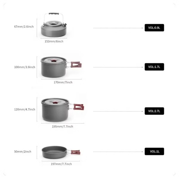 Zestaw Naczyń FMC-209 Fire Maple 
