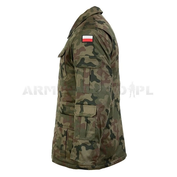 Military Polish Jacket 130/MON Camouflage WZ93 Genuine Military Surplus -  Set of 10 Pieces 