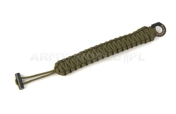 Bransoleta Paracord 6m Z Krzesiwem I Iskrownikiem Bushmen Olive (BU BRCA 6)