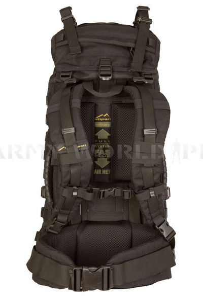 Military Backpack Wisport Raccoon 45 Litres Black (R45BLA)