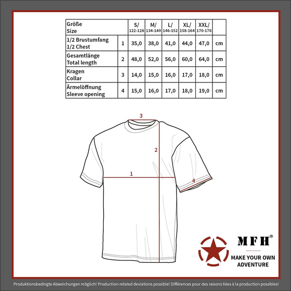 T-shirt Dziecięcy MFH Flecktarn (17001V)