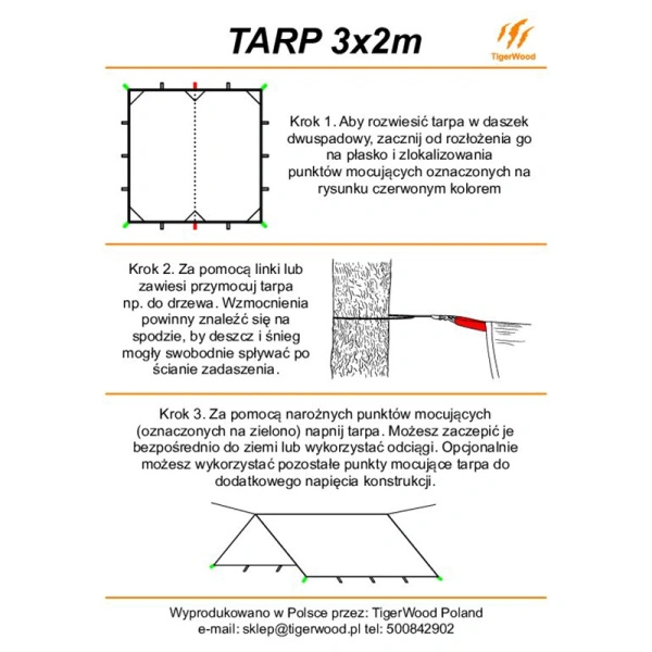 Termo Tarp 3x2 m Poland TigerWood Hunter
