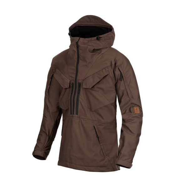 Kangurka Anorak / Kurtka PILGRIM® Helikon-Tex Earth Brown / Czarna (KU-PGM-DC-0A01A)