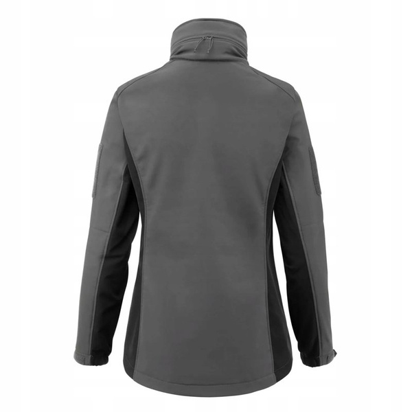 Women's Jacket Helikon-Tex Gunfighter Shark Skin Windblocker Shadow Grey / Black (KU-GUW-FM-3501A)