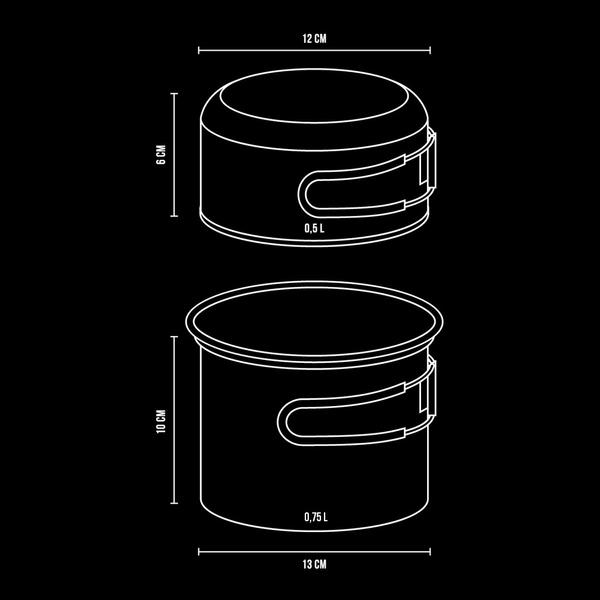 Menażka Alpinus Valdes Szara (DE11141)
