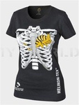 Women's T-Shirt Helikon-Tex Chameleon In The Rib Cage Black