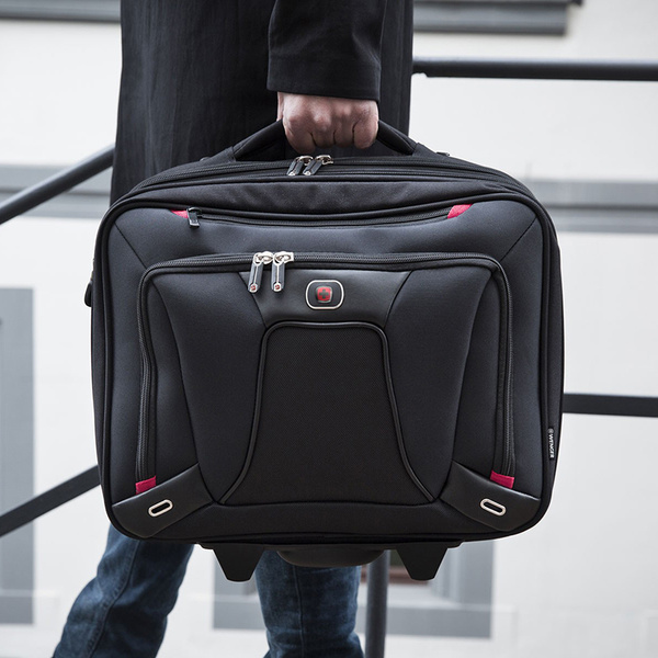 Torba Na Kółkach 20l Transfer Wenger Czarna (600664)