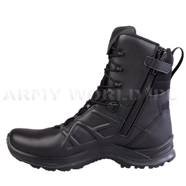 Buty Sportowe Taktyczne Haix Black Eagle Tactical 2.0 GTX Gore-Tex HIGH Z Bocznym Zamkiem Czarne Nowe III Gatunek 