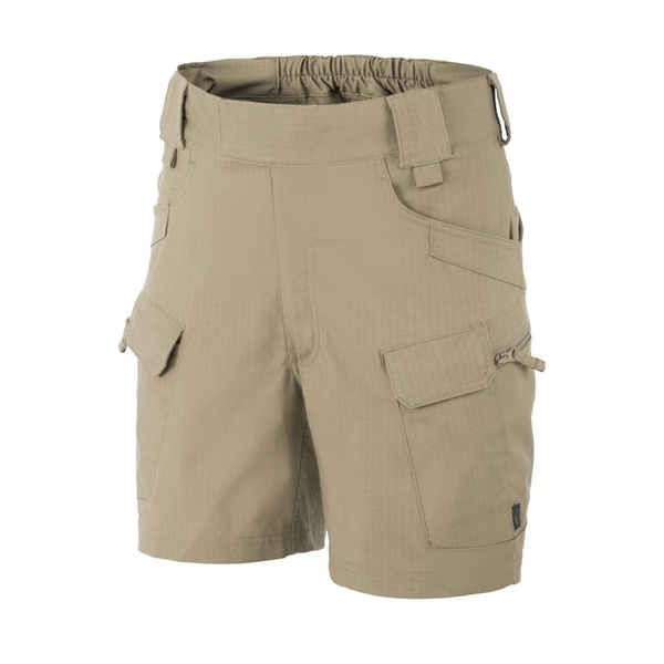 Bermuda Shorts / Short Trousers Urban Tactical Shorts UTS Helikon-Tex Khaki Ripstop 6" (SP-UTU-PR-13)