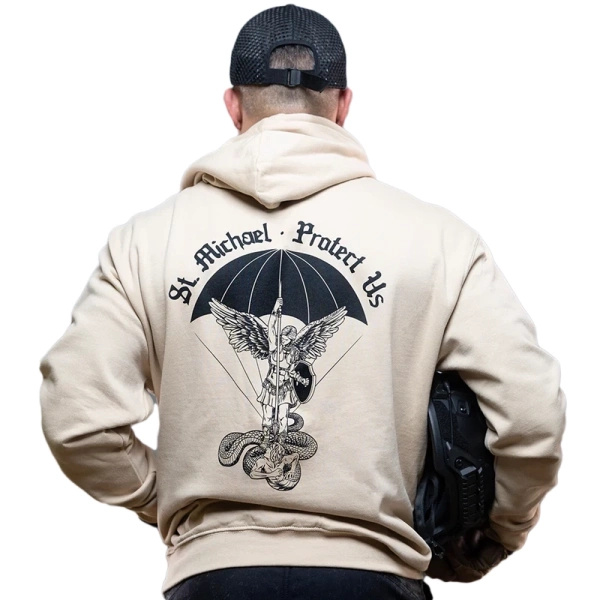 Bluza Z Kapturem St. Michael Hoodie Brothers In Arms Sand