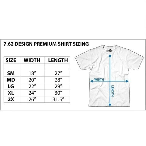 T-shirt 'Forged In Battle' 7.62 Design Czarny