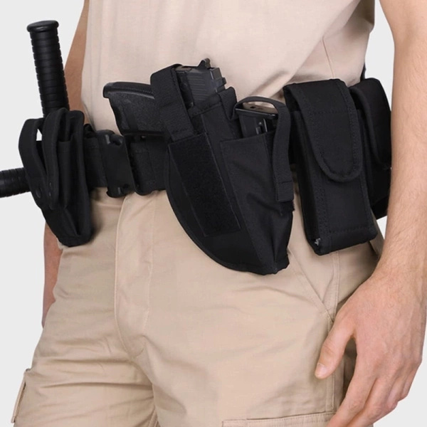 Pas Taktyczny Z Oporządzeniem Dominator Czarny