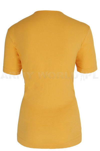 Koszulka Damska Z Krótkim Rękawem Comfort Cotton Brubeck Żółta (SS00970)