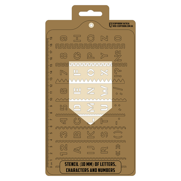 Linijka Ecopybook Tactical Stencil Symbols NATO M-Tac (10273013)