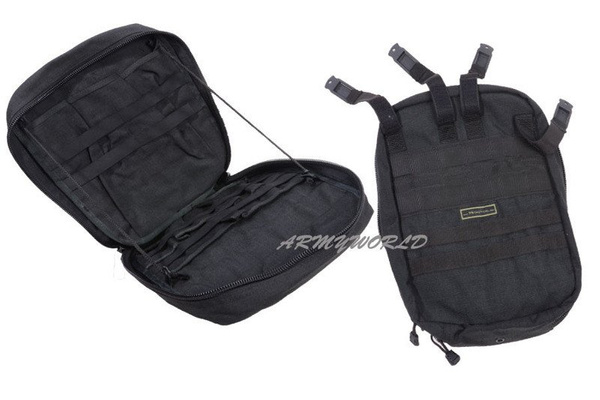 Set of Pouches To Modular Tactical Vest Black Original Demobil  