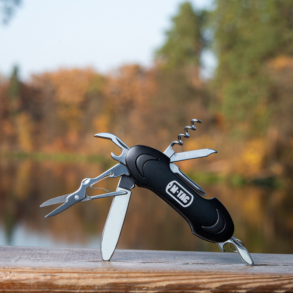 Multitool Składany 7 Narzędzi M-Tac Czarny (60017002)