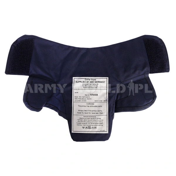 Kołnierz Do Kamizelki Taktycznej RAV 102/FCA/2013 Level IIIA Granatowy Oryginał Nowy