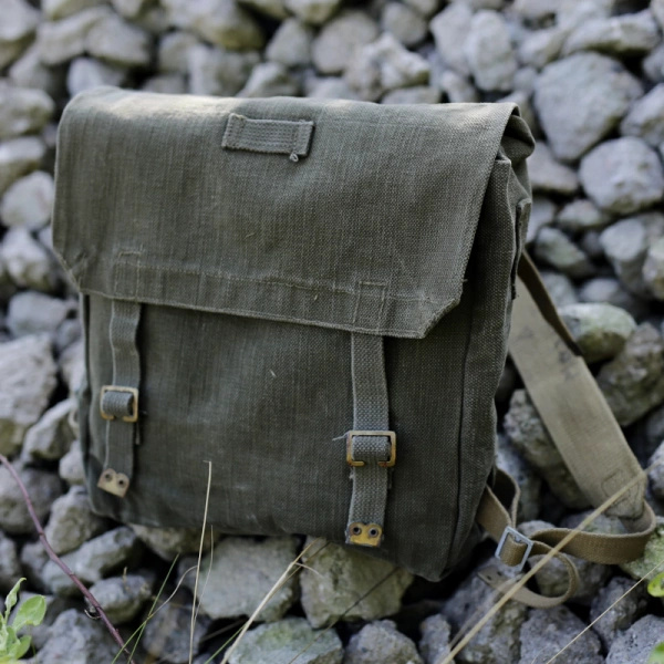 Plecak Holenderski Brezentowy Olive Oryginał Demobil BDB