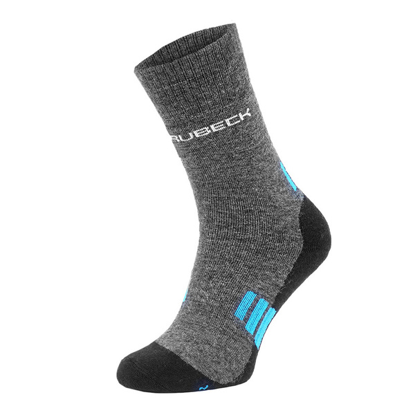 Men's Socks Trekking Light Brubeck Graphite / Blue