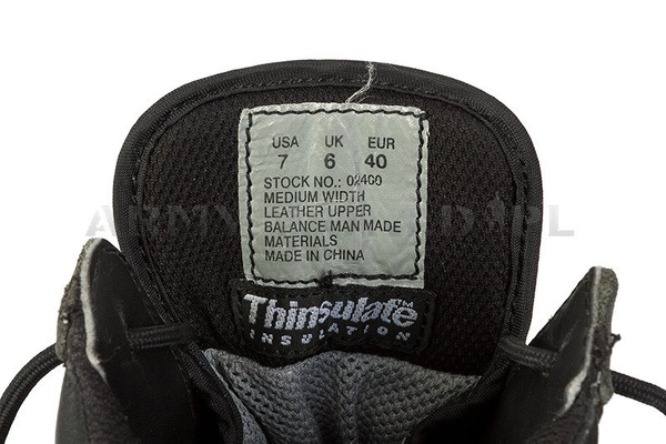 Buty Wojskowe Taktyczne BATES E02400 Gore-Tex Czarne Oryginał Demobil BDB