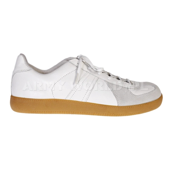 Buty Halowe Sportowe Bundeswehr M1 Białe Oryginał Demobil BDB